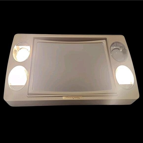Mirror Go Lightly Jerdon Makeup Lighted Vanity Swivel Magnifying Stand Corded - Picture 1 of 16